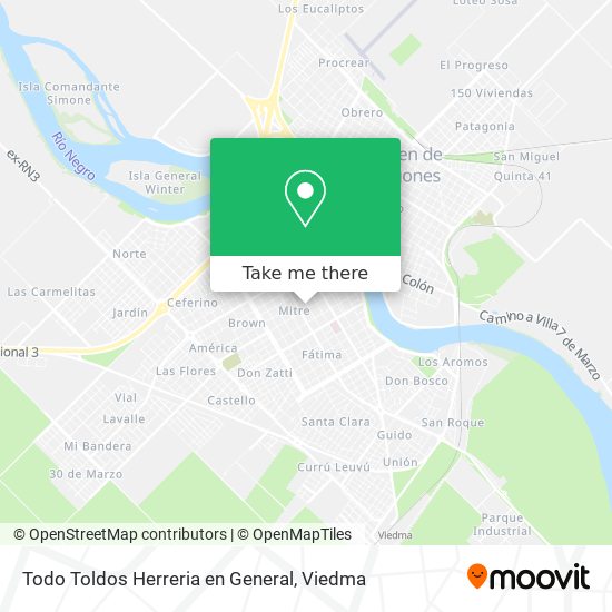 Mapa de Todo Toldos Herreria en General