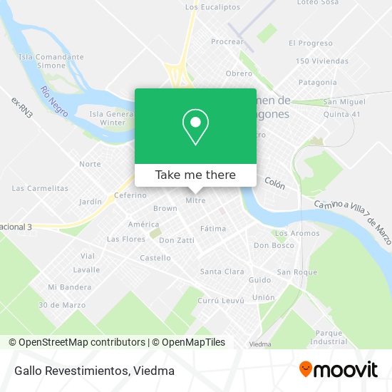 Mapa de Gallo Revestimientos