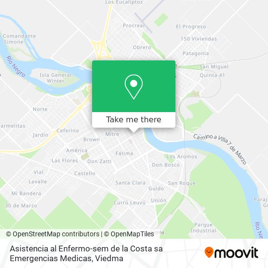 Asistencia al Enfermo-sem de la Costa sa Emergencias Medicas map