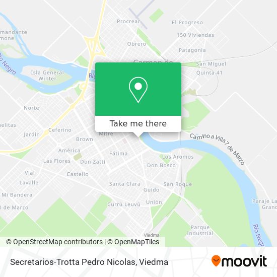 Secretarios-Trotta Pedro Nicolas map