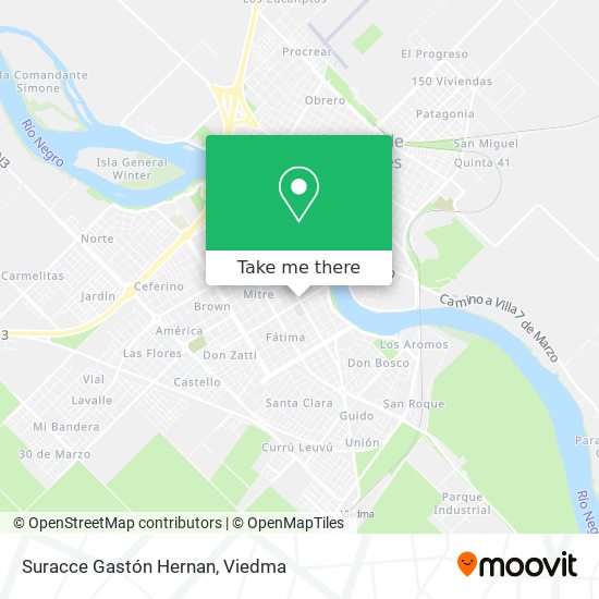 Suracce Gastón Hernan map