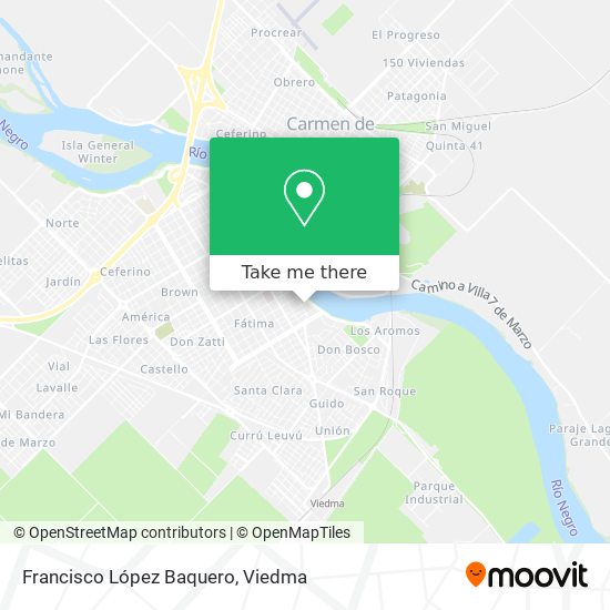 Francisco López Baquero map