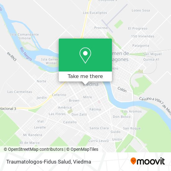 Traumatologos-Fidus Salud map