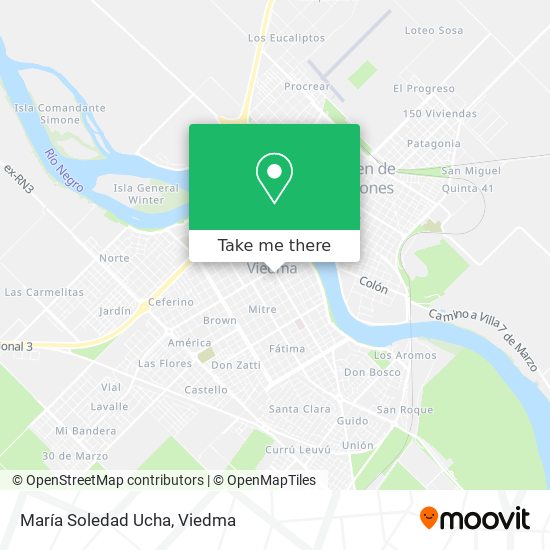 María Soledad Ucha map