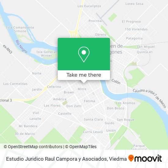 Estudio Juridico Raul Campora y Asociados map