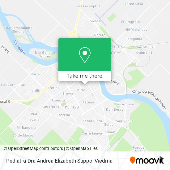 Pediatra-Dra Andrea Elizabeth Suppo map