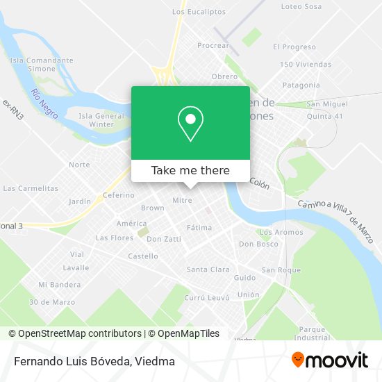 Mapa de Fernando Luis Bóveda