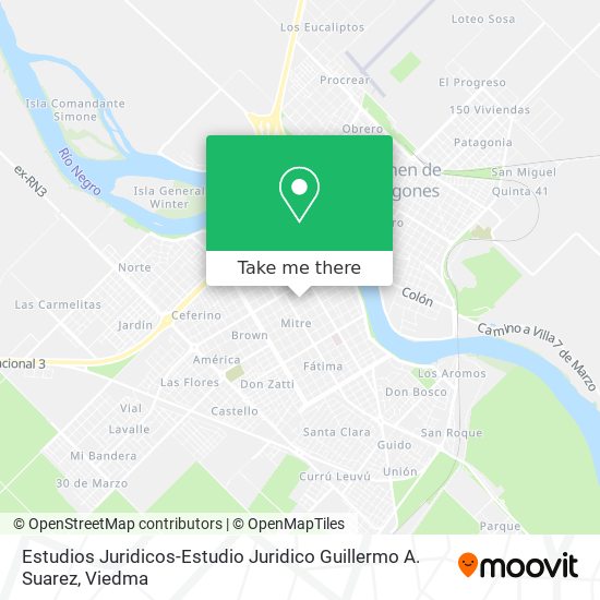 Estudios Juridicos-Estudio Juridico Guillermo A. Suarez map