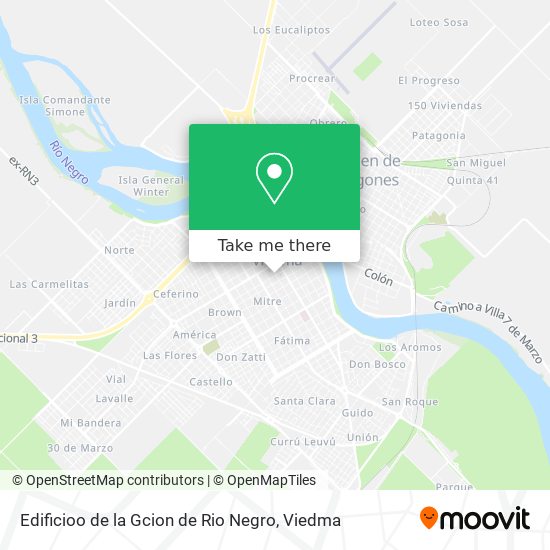 Mapa de Edificioo de la Gcion de Rio Negro