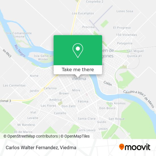 Carlos Walter Fernandez map