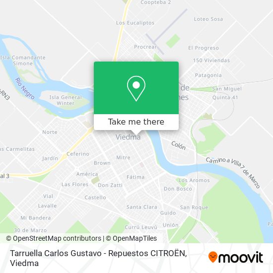 Tarruella Carlos Gustavo - Repuestos CITROËN map