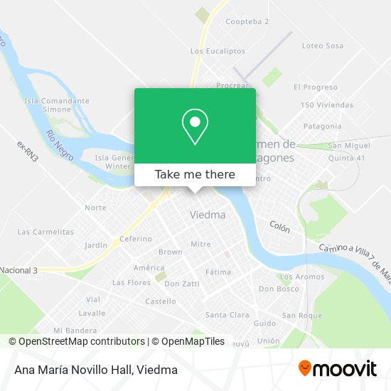 Ana María Novillo Hall map