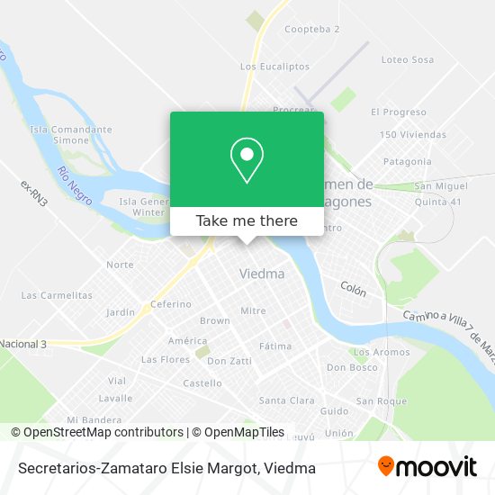 Secretarios-Zamataro Elsie Margot map