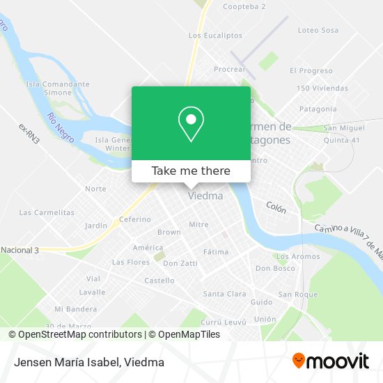 Mapa de Jensen María Isabel