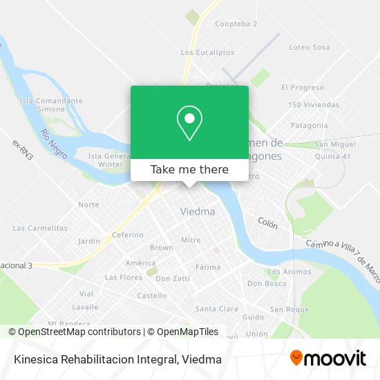 Kinesica Rehabilitacion Integral map