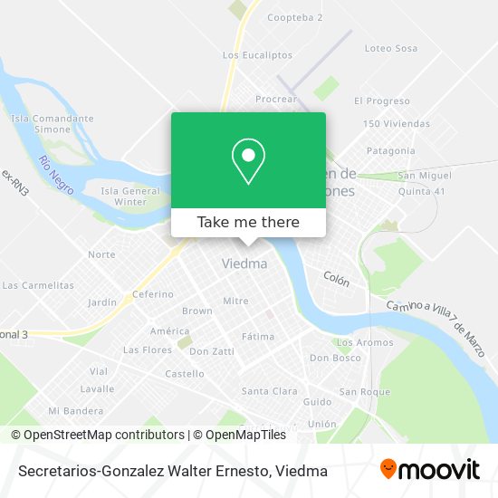 Secretarios-Gonzalez Walter Ernesto map