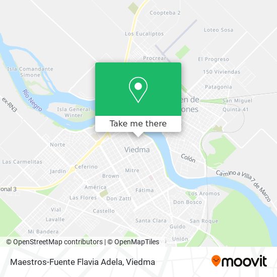 Mapa de Maestros-Fuente Flavia Adela