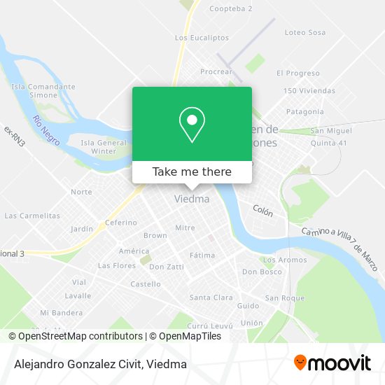 Alejandro Gonzalez Civit map