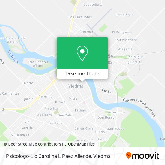 Psicologo-Lic Carolina L Paez Allende map