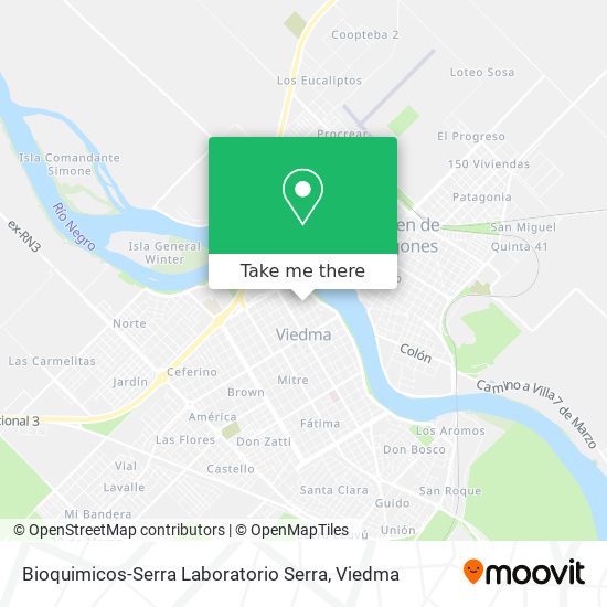 Bioquimicos-Serra Laboratorio Serra map