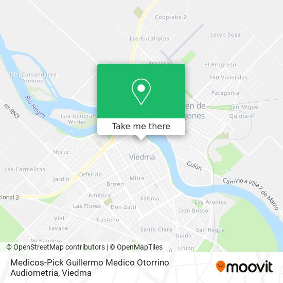 Medicos-Pick Guillermo Medico Otorrino Audiometria map
