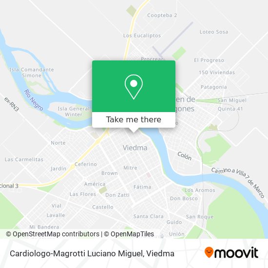 Mapa de Cardiologo-Magrotti Luciano Miguel