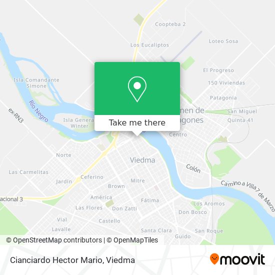 Cianciardo Hector Mario map