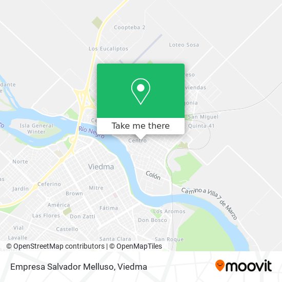 Empresa Salvador Melluso map