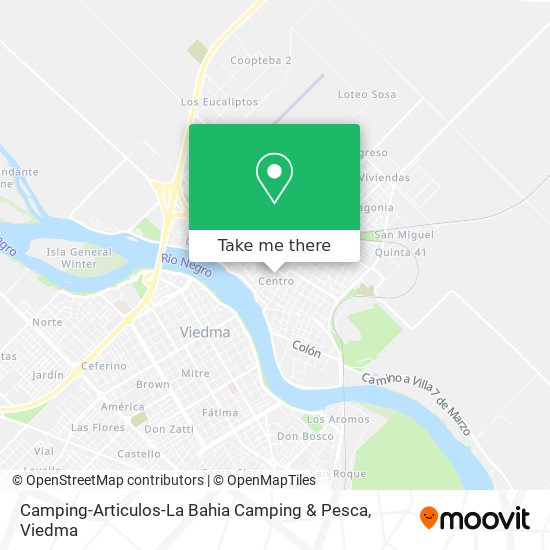 Camping-Articulos-La Bahia Camping & Pesca map