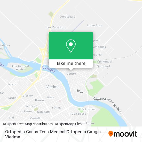 Ortopedia-Casas-Tess Medical Ortopedia Cirugia map