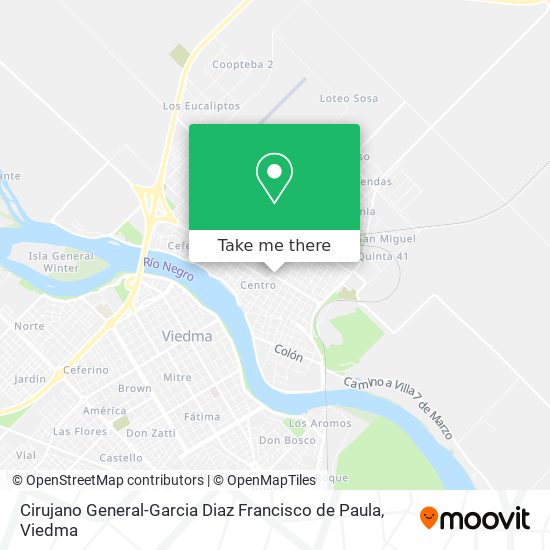 Mapa de Cirujano General-Garcia Diaz Francisco de Paula