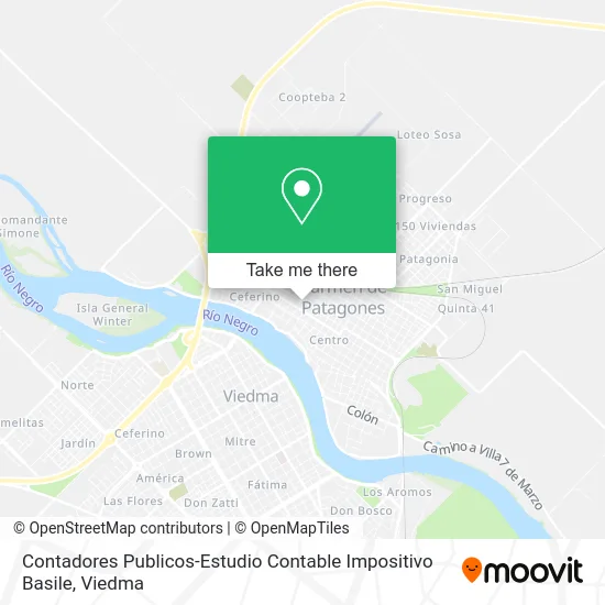 Contadores Publicos-Estudio Contable Impositivo Basile map