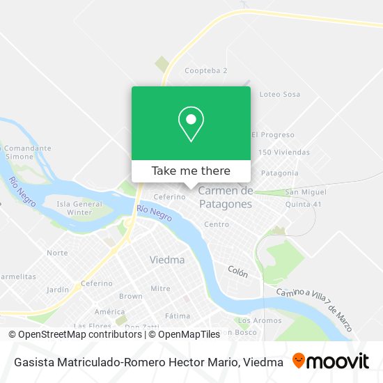 Gasista Matriculado-Romero Hector Mario map