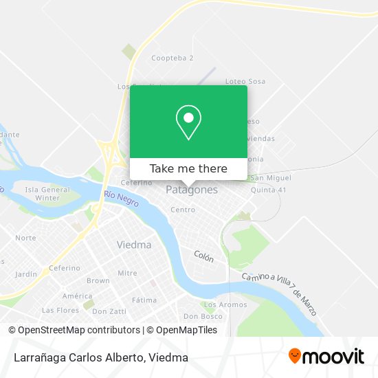 Larrañaga Carlos Alberto map