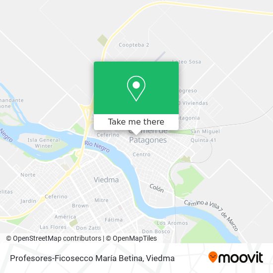 Profesores-Ficosecco María Betina map