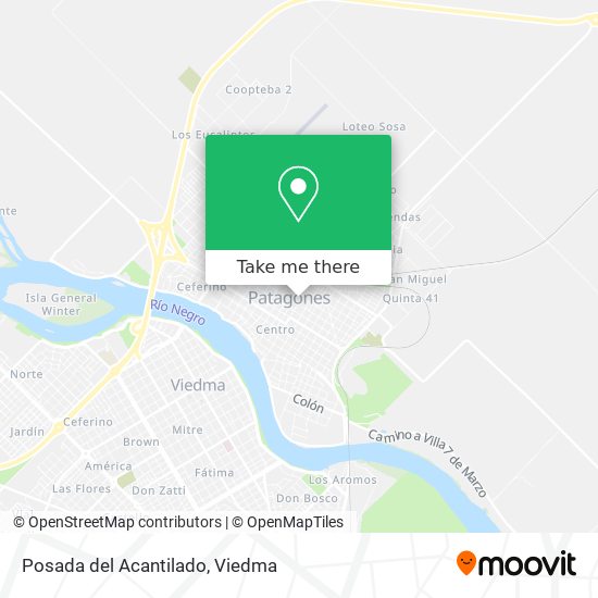 Mapa de Posada del Acantilado