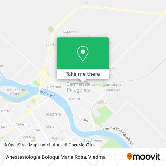 Anestesiologia-Boloqui Maria Rosa map