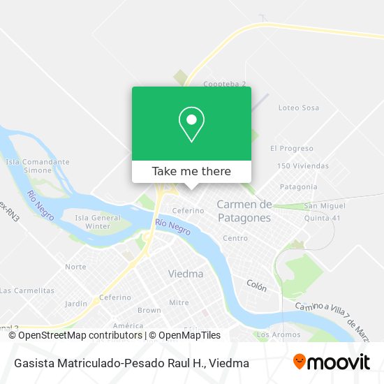 Mapa de Gasista Matriculado-Pesado Raul H.