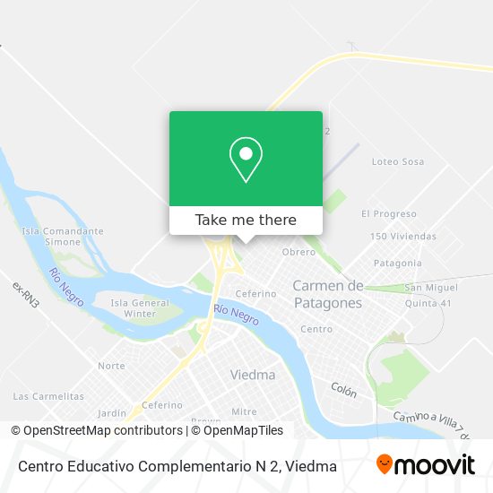 Mapa de Centro Educativo Complementario N 2