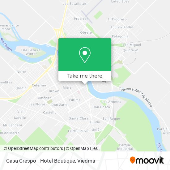Casa Crespo - Hotel Boutique map