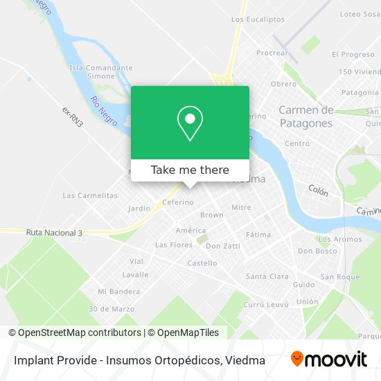 Implant Provide - Insumos Ortopédicos map