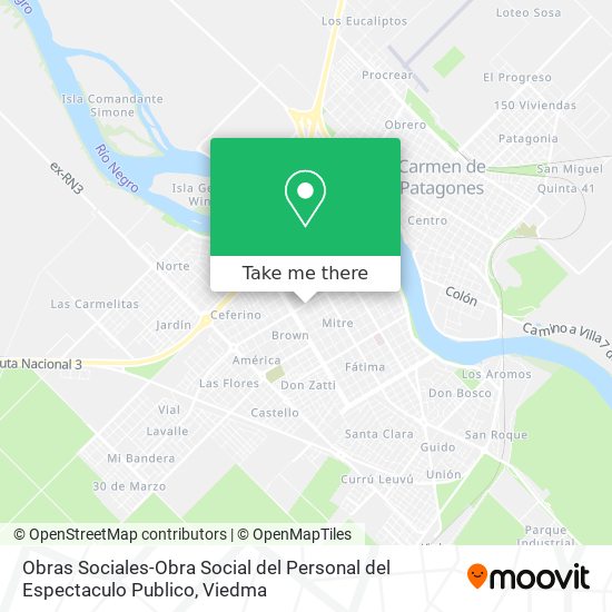 Mapa de Obras Sociales-Obra Social del Personal del Espectaculo Publico