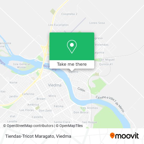 Mapa de Tiendas-Tricot Maragato