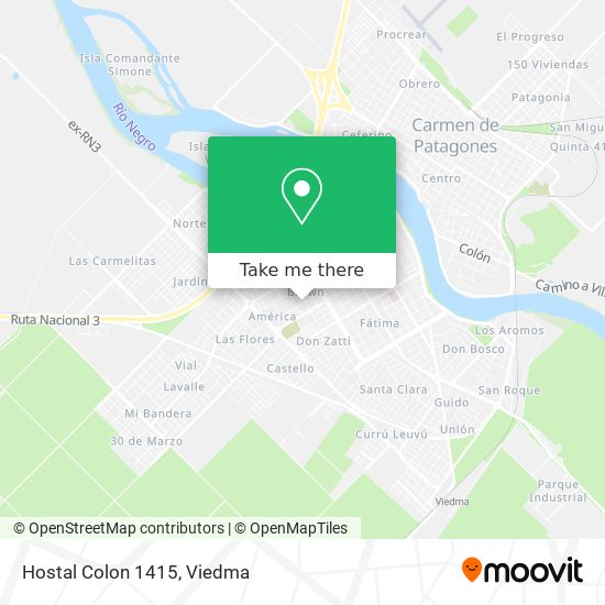 Mapa de Hostal Colon 1415