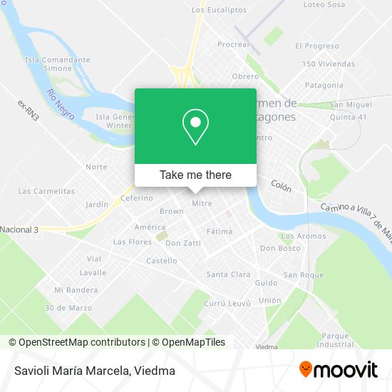 Savioli María Marcela map