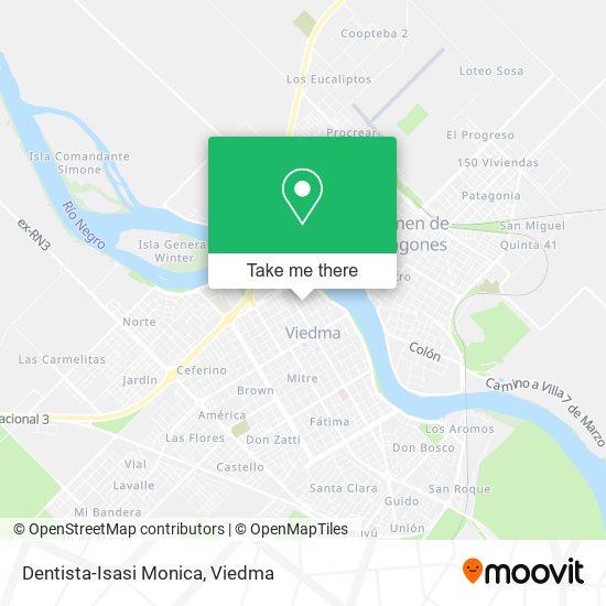 Dentista-Isasi Monica map