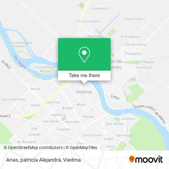 Mapa de Arias, patricia Alejandra