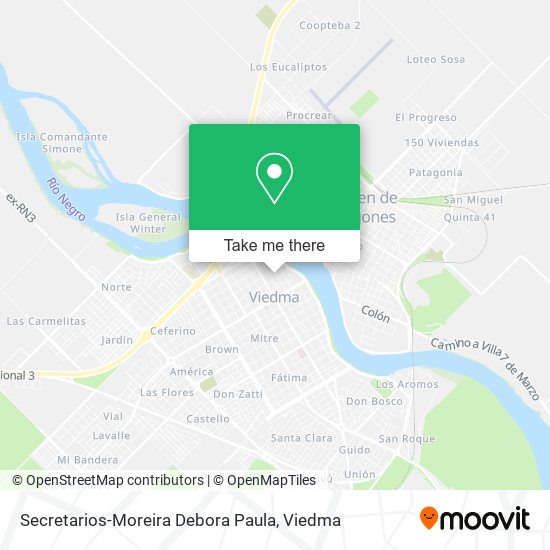 Secretarios-Moreira Debora Paula map