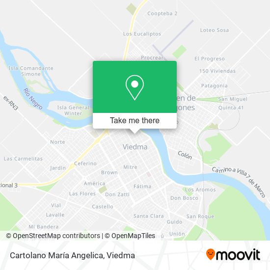 Cartolano María Angelica map