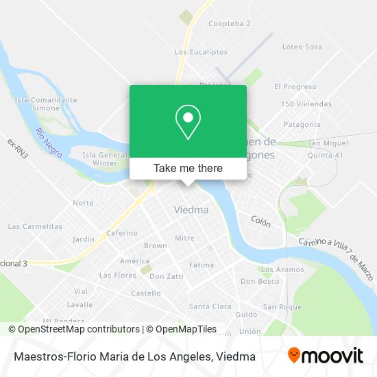 Maestros-Florio Maria de Los Angeles map